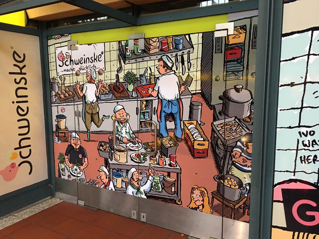 Wimmelbild Restaurant Detail