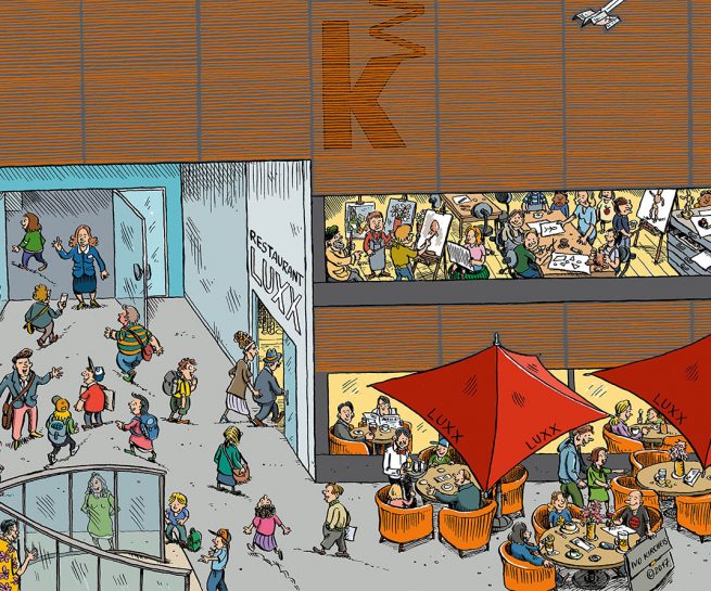 Wimmelbild Kunsthalle