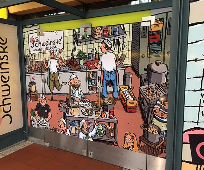 Wimmelbild Restaurant