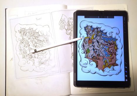 Illustration von Ivo Kircheis für Burg Mildenstein