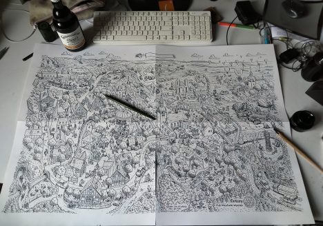 Wimmelbild Sauerland