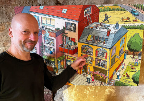 Wimmelbild-Ausstellung Burg Mildenstein